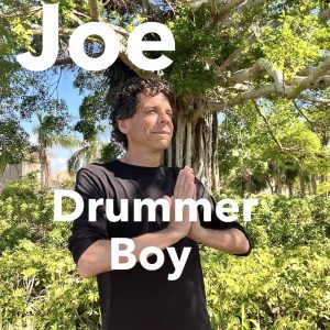 Joe Drummer Boy by a tree