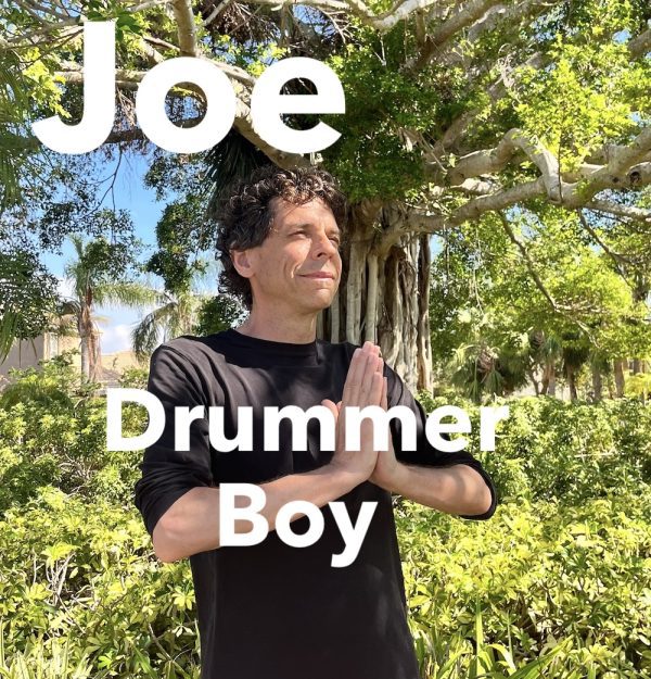 Joe Drummer Boy by a tree