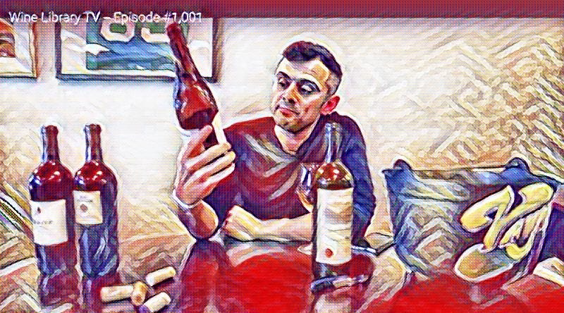 Gary Vaynerchuk on Wine Library TV. Image from YouTube, enhanced by the Author.